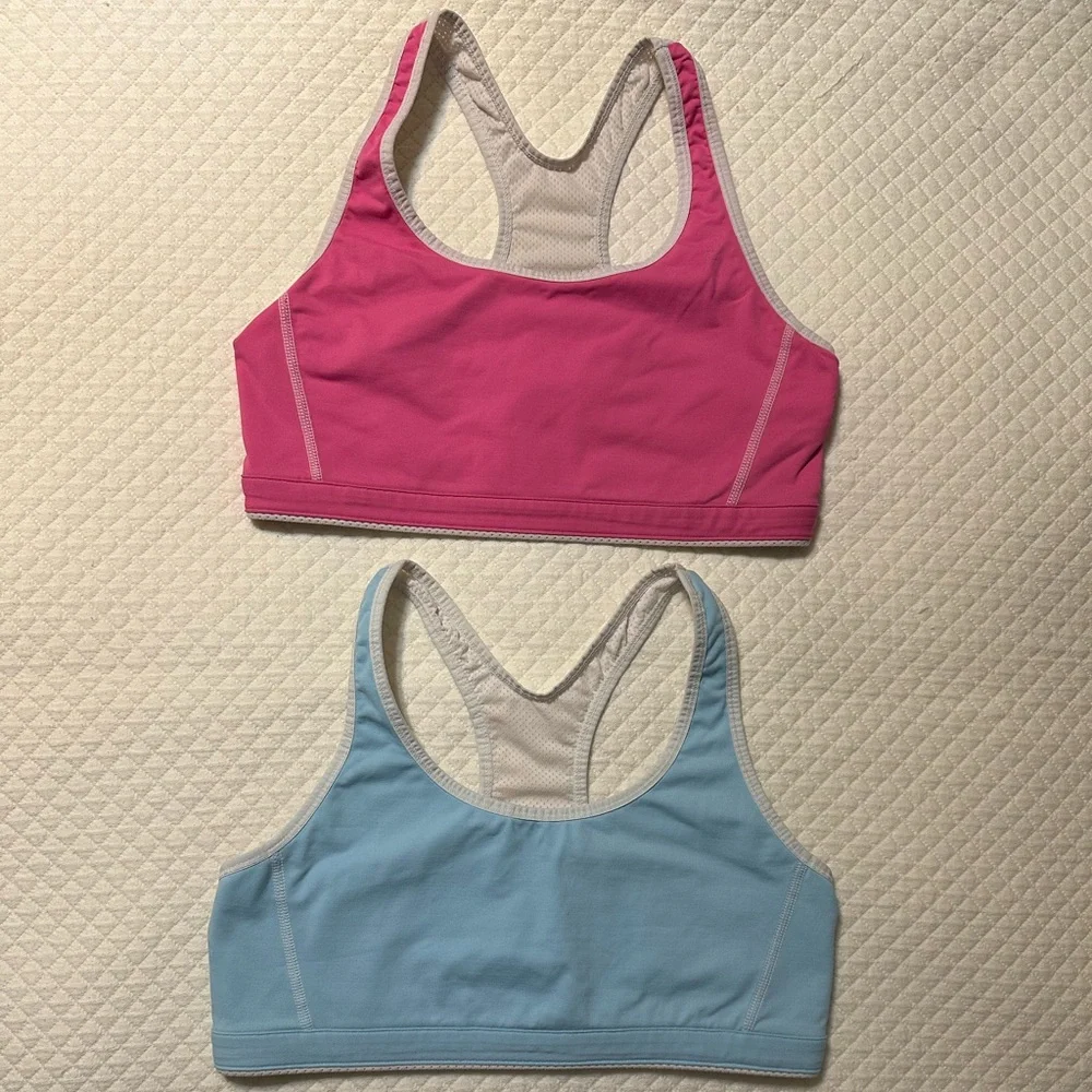 Champion Pink and Blue Sports Bras, Size M - Picture 7 of 8